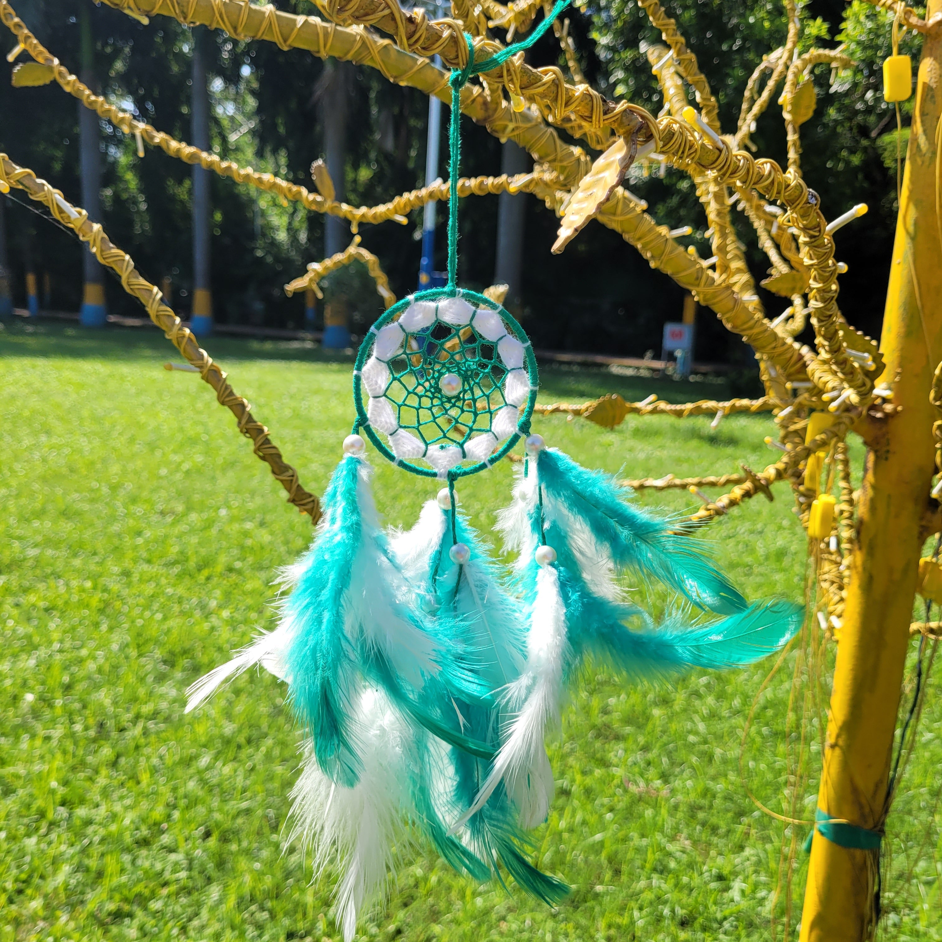 Mint Feather Car Ornament ™