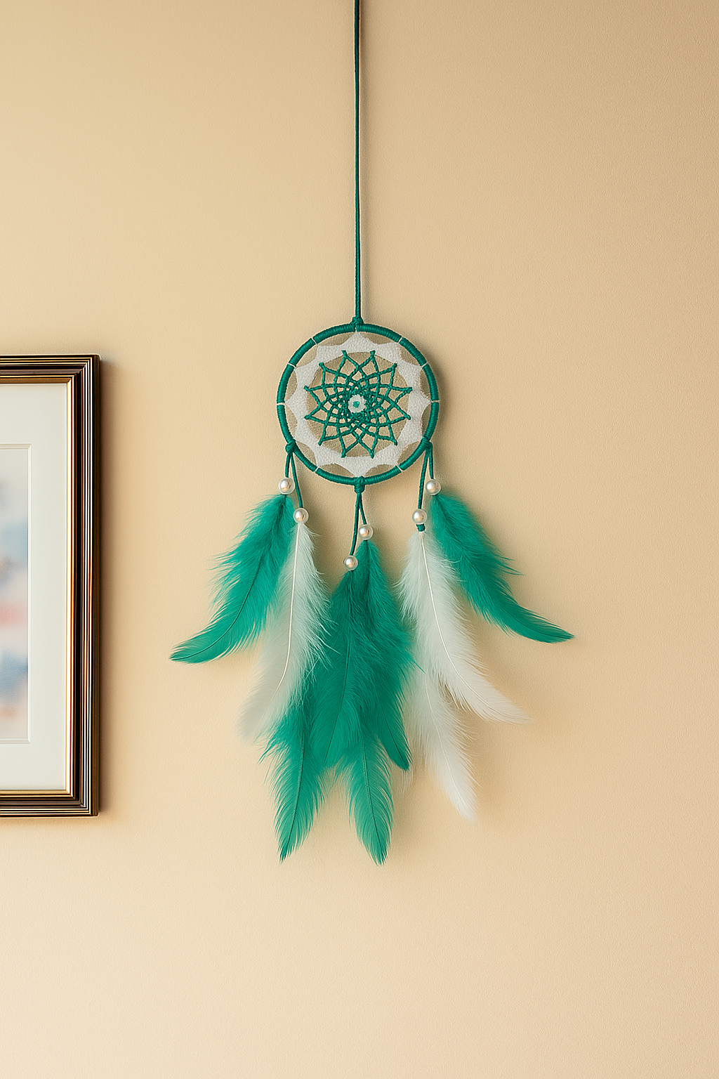 Mint Feather Car Ornament ™